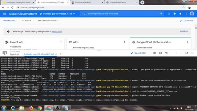 Continuous Delivery with Jenkins in Kubernetes Engine смотреть онлайн