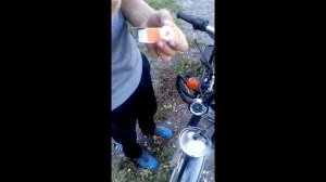 Замена лампочки на мопеде альфа.