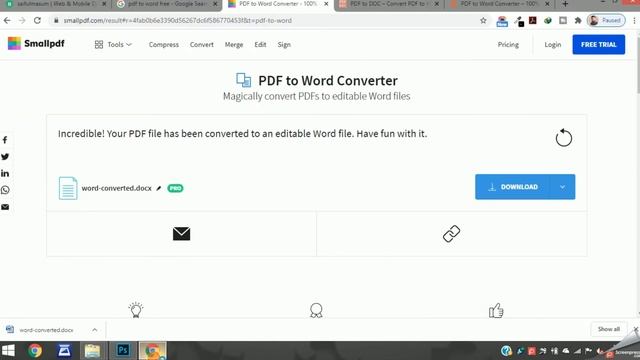 How to convert PDF to Word Free, PowerPoint, Excel, PSD, PNG, JPEG etc. #pdfconverter #pdf смотреть онлайн