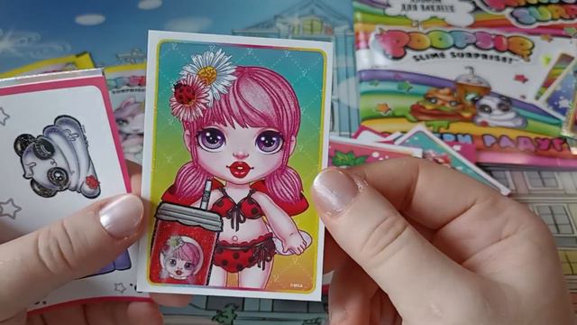 Обзор наклеек от Panini. Poopsie slime surprise + Rainbow surprise. смотреть онлайн