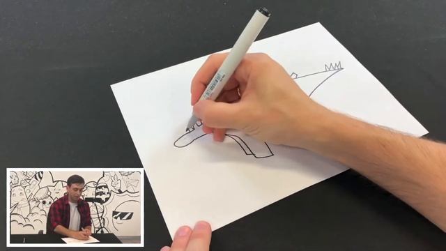 Динозавр - челлендж. Как просто нарисовать динозавра маркерами. Стегозавр от Risovano. смотреть онлайн