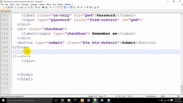 Bootstrap Tutorial For Beginners Responsive Design by NGIT বাংলা Part 8 forms and input смотреть онлайн