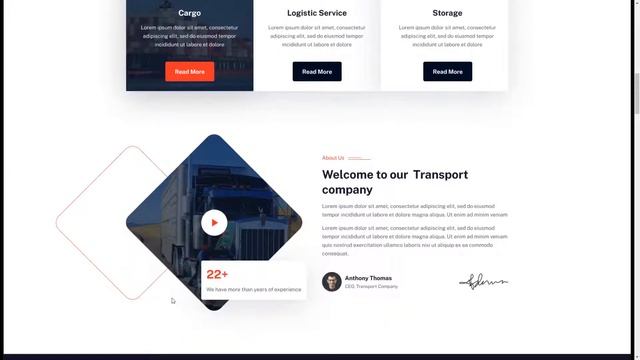 Transgo - Transportation and Logistics Figma Template 14 logistic смотреть онлайн