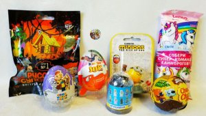 НОВИНКА! Киндер Джой Jurassic World, Чупа-Чупс Ми-ми-Мишки, Миньоны, Майнкрафт, Русские супер-герои