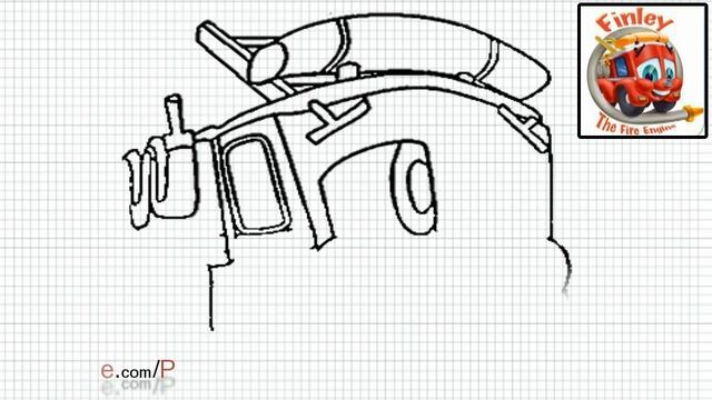 Finley the Fire Engine - How to Draw Finley the Fire Engine - Video - Easy Drawing for Kids смотреть онлайн