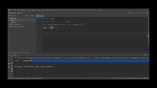 Python_1 - 16 - Python, for loop - More examples - level 1 {بايثون بالعربى} смотреть онлайн