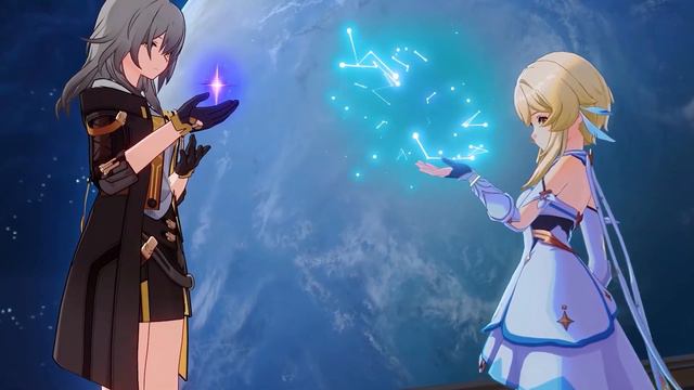 Genshin Impact x Honkai Star Rail Idle Animation смотреть онлайн