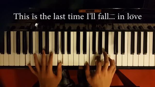 Eric Benet - The Last Time I fall in love Piano Selfie Cover смотреть онлайн