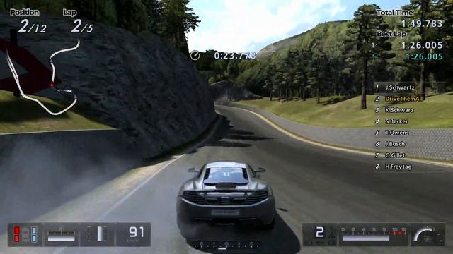 McLaren MP4-12C - Gran Turismo 5 смотреть онлайн