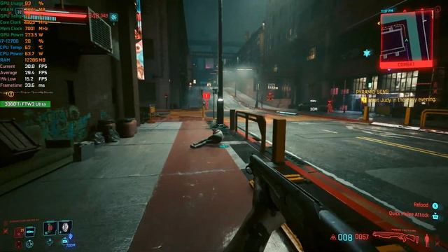 Cyberpunk 2077 1.6.2 Path Tracing Gameplay 1440p DLSS Performance RTX 3060 Ti + i7 12700 смотреть онлайн