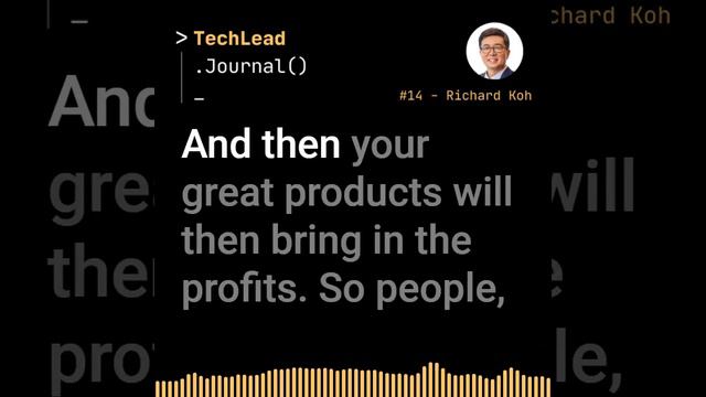 #14 - Richard Koh - 3 Tech Lead Wisdom смотреть онлайн