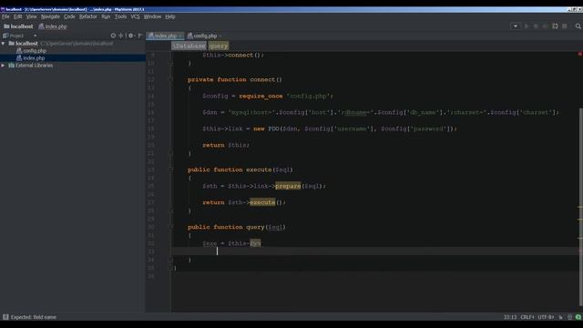 PDO подключение к базе данных mysql и выполнение запросов в бд смотреть онлайн
