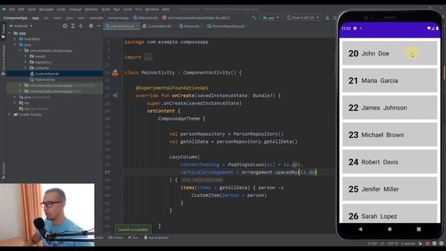 LazyColumn - Forget about RecyclerView Adapter - Jetpack Compose смотреть онлайн