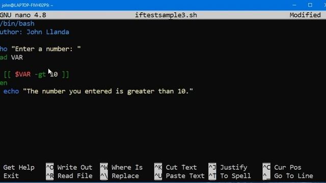 BASH If statement Part 3 смотреть онлайн