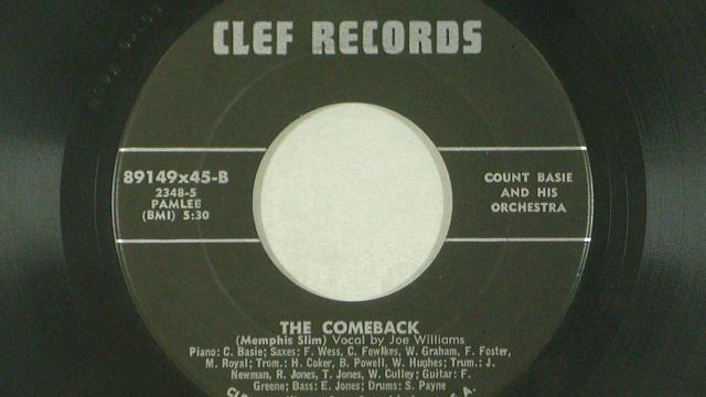 Count Basie with Joe Williams The Comeback 1955 смотреть онлайн