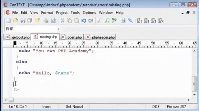 Common Errors while Programming ( in PHP ) - Part 2 [English] смотреть онлайн