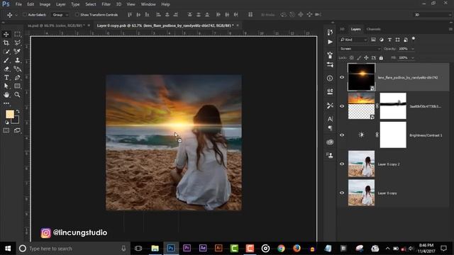 Cara Mengedit Foto agar lebih Berwarna - Sunset Dramatic Color - Photoshop Tutorial Indonesia смотреть онлайн