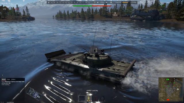 (War Thunder) (GameBug) BMP 2 forgot how to swim смотреть онлайн