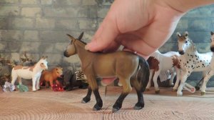 Распаковка и обзор лошадей и осликов( Schleich, Collecta, Safari Ltd, Papo)