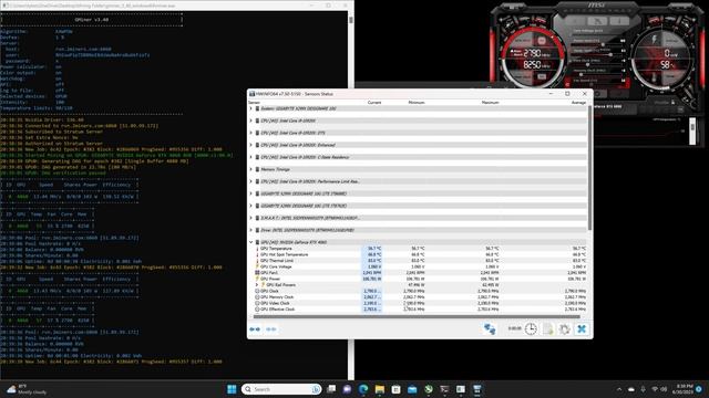 Rtx 4060 Gigabyte Windforce Ravencoin hashrate overclock settings смотреть онлайн