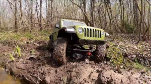 JEEP Wrangler по следам ПАРКЕТНИКОВ! ... RC OFFroad 4x4 Axial SCX6