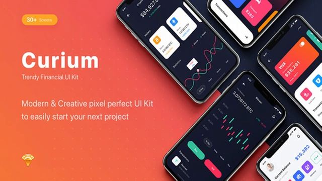 CURIUM - Financial UI Kit | Themeforest Website Templates and Themes смотреть онлайн