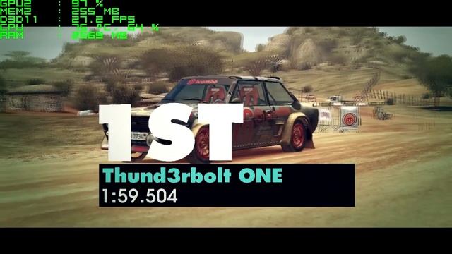 Dirt 3 | i3 3217U | HD 4000 | 4GB смотреть онлайн