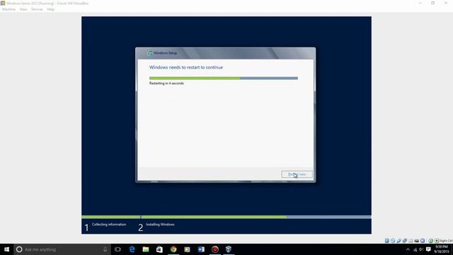 Windows Server 2012 - Installation in Virtualbox смотреть онлайн