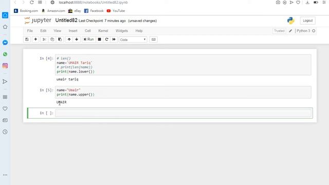 Python Tutorial 12 : String Methods in Python | len() lower() upper() title() count() methods смотреть онлайн