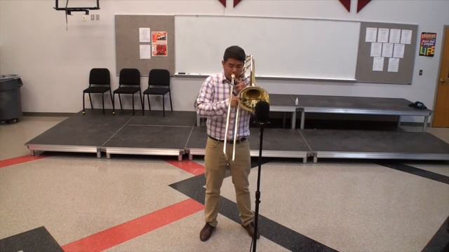 GRAMMY band audition 2017- Josh Hernandez (Bass Trombone) смотреть онлайн