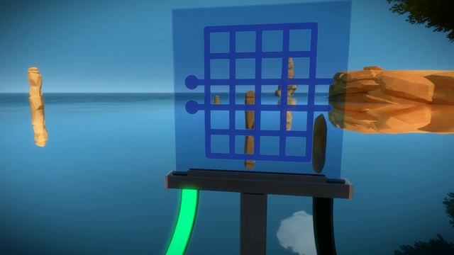 The Witness - Symmetry Area: #4 Trace 4 Rocks in Background Line Puzzle (Back of Rock Structure) смотреть онлайн
