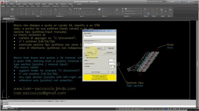 Fosso 3d V00 - Programming - AutoCad programmare in VBA - DOWNLOAD FREE MACRO смотреть онлайн