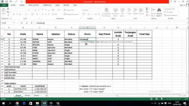 Soal Ujian Excel смотреть онлайн