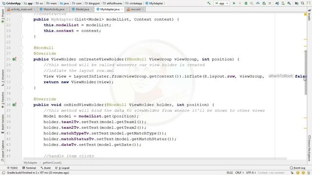 Cricket App Part 01 – Android Studio – Java смотреть онлайн