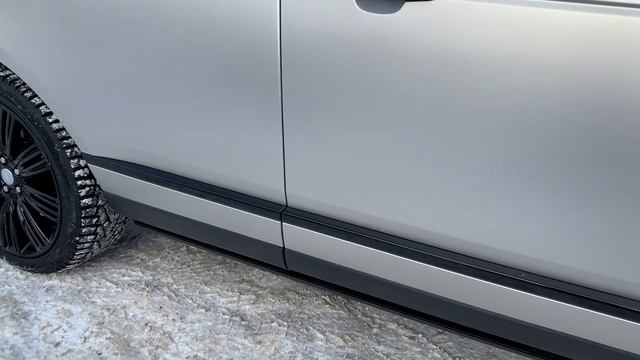 Range Rover Vogue на полной оклейке матовой полиуретановой плёнкой смотреть онлайн