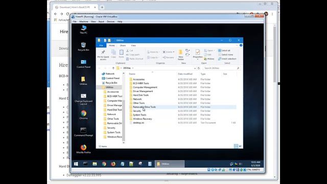 Hiren's BootCD WinPE10 - Instalação Hiren's Boot PE VirtualBox смотреть онлайн