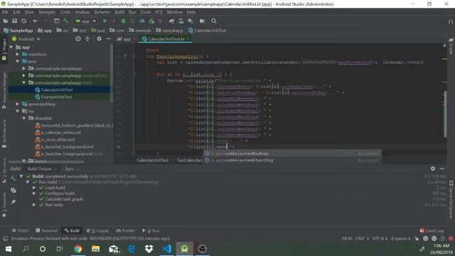 Android Studio (Kotlin) J-Unit Testing for Scrollable Calendar смотреть онлайн
