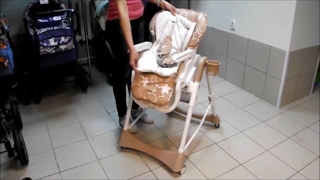 Обзор стульчика для кормления Pituso смотреть онлайн