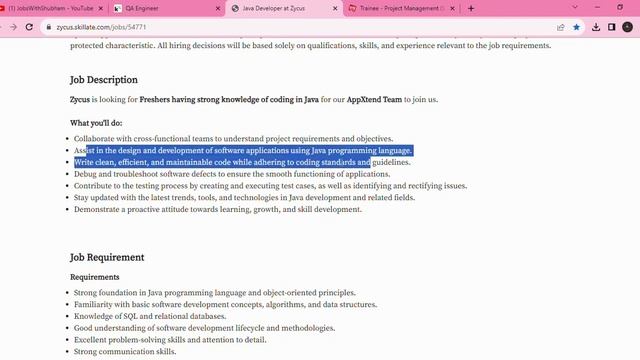 Big Hiring Update? | QA Jobs | Trainee | Java Developer | OFF CAMPUS HIRING? #jobswithshubham смотреть онлайн