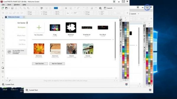Corel Draw 2021 ; Corel Photo-Paint 2021 ; Corel Font Manager 2021 ; Corel Capture 2021 : Preview