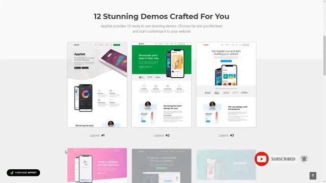 Appset - App landing WordPress Theme смотреть онлайн