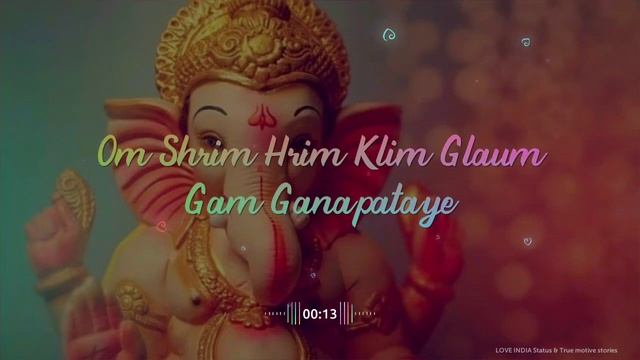 Ganesh Mantra | Om Gan Ganpataye | whatsapp status| ganesha chaturthi spacial. смотреть онлайн