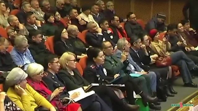 Часть 5: Встреча пенсионеров силовых структур с чиновниками в театре 