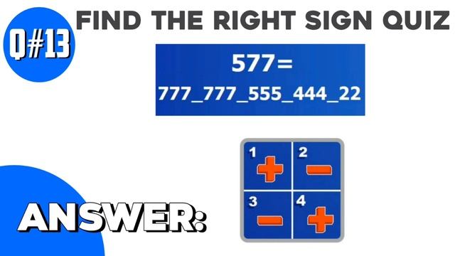 Plus And Minus Quiz 100% Answers By Videoquizstar|| Find The Right Sign | Global Records смотреть онлайн