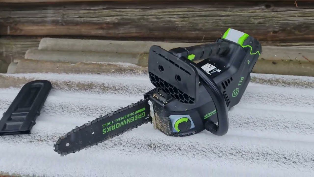 Один шанс из ста. Как не ошибиться с выбором аккумуляторной цепной пилы. Обзор GreenWorks GD40TCS смотреть онлайн