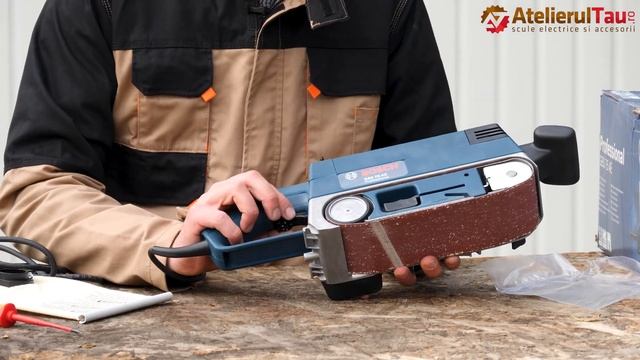 Bosch GBS 75 AE - Șlefuitor Cu Bandă, 750 W, 533x75 Mm - Prezentare&Test în Sarcină