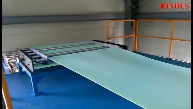 KINDUS - Линия по производству панелей из вспененного полиэтилена смотреть онлайн