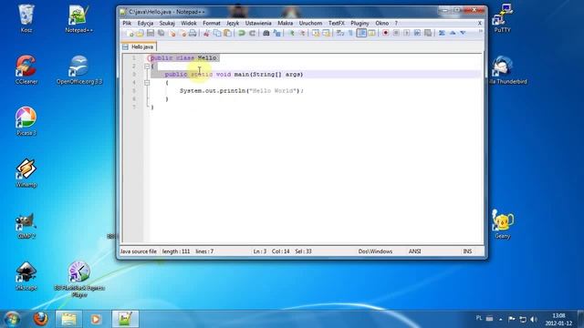 Introduction to Java tutorial 2: first program смотреть онлайн