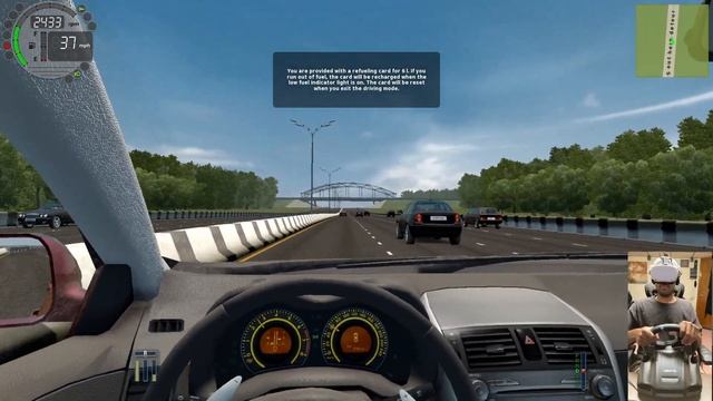 City Car Driving VR Gameplay with Quest 2 and G920 wheel (no commentary; FFB fix in description) смотреть онлайн