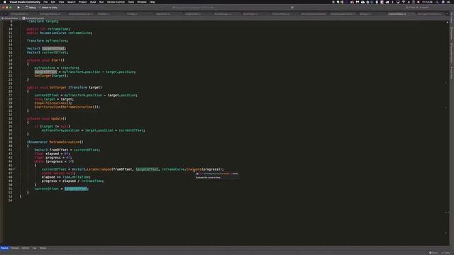 Changing Camera Targets at Runtime in Unity смотреть онлайн